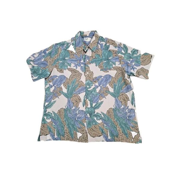 Tori Richards Vintage Men’s Hawaiian Aloha Shirt 70’s Polyester Cruise Hipster L - Picture 1 of 7